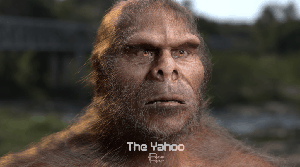 A 3D image of The Yahoo, a creature that's spotted in the mountainous areas of the East Coast // Image by Pete Travers