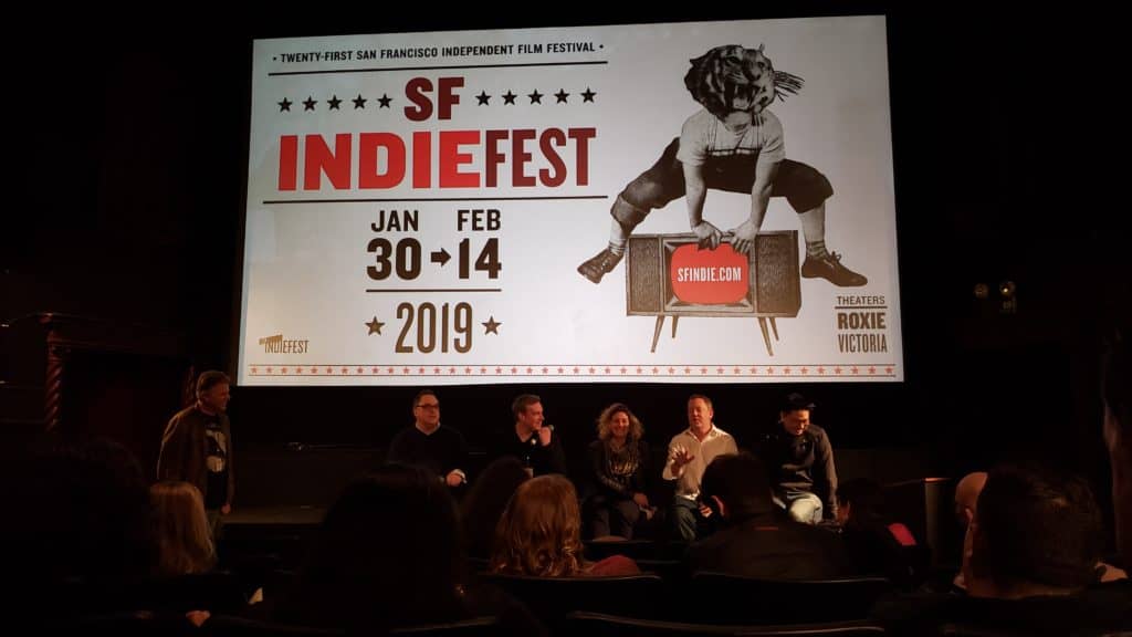 The Q and A session with the film crew after the screening at SF IndieFest